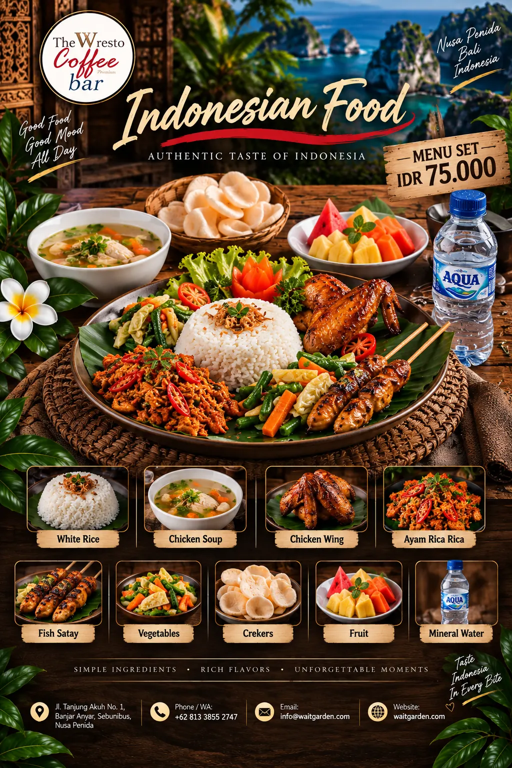 Indonesian Food Menu