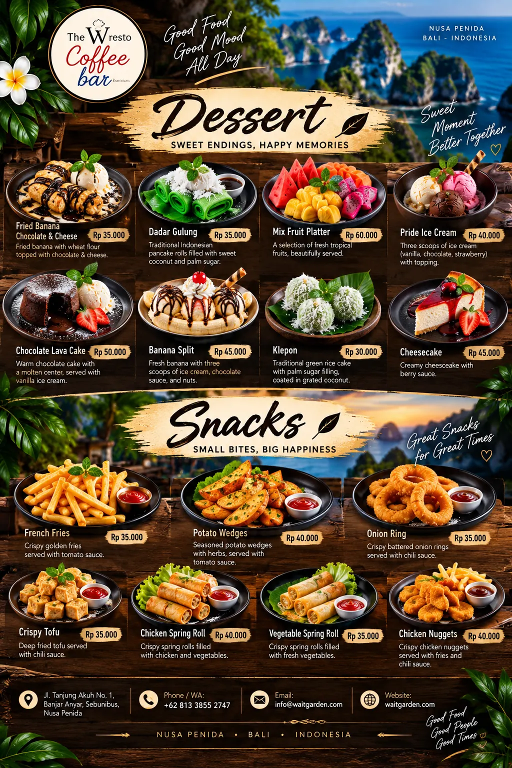 Desert and Snacks