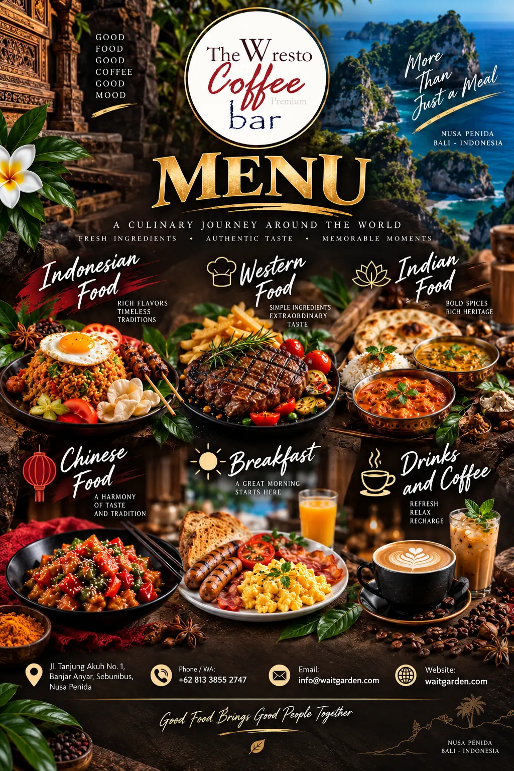 The W Resto Menu